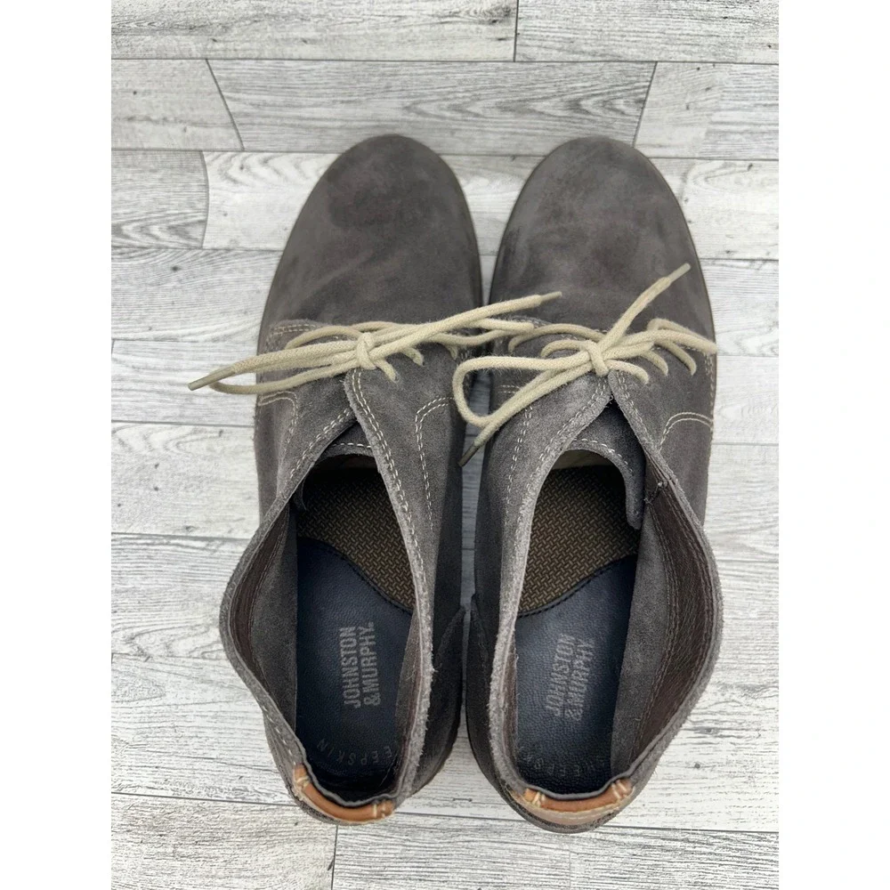 Johnston & Murphy Mens Chukkas‎ Suede Brown Lace Up Boots Size 10.5